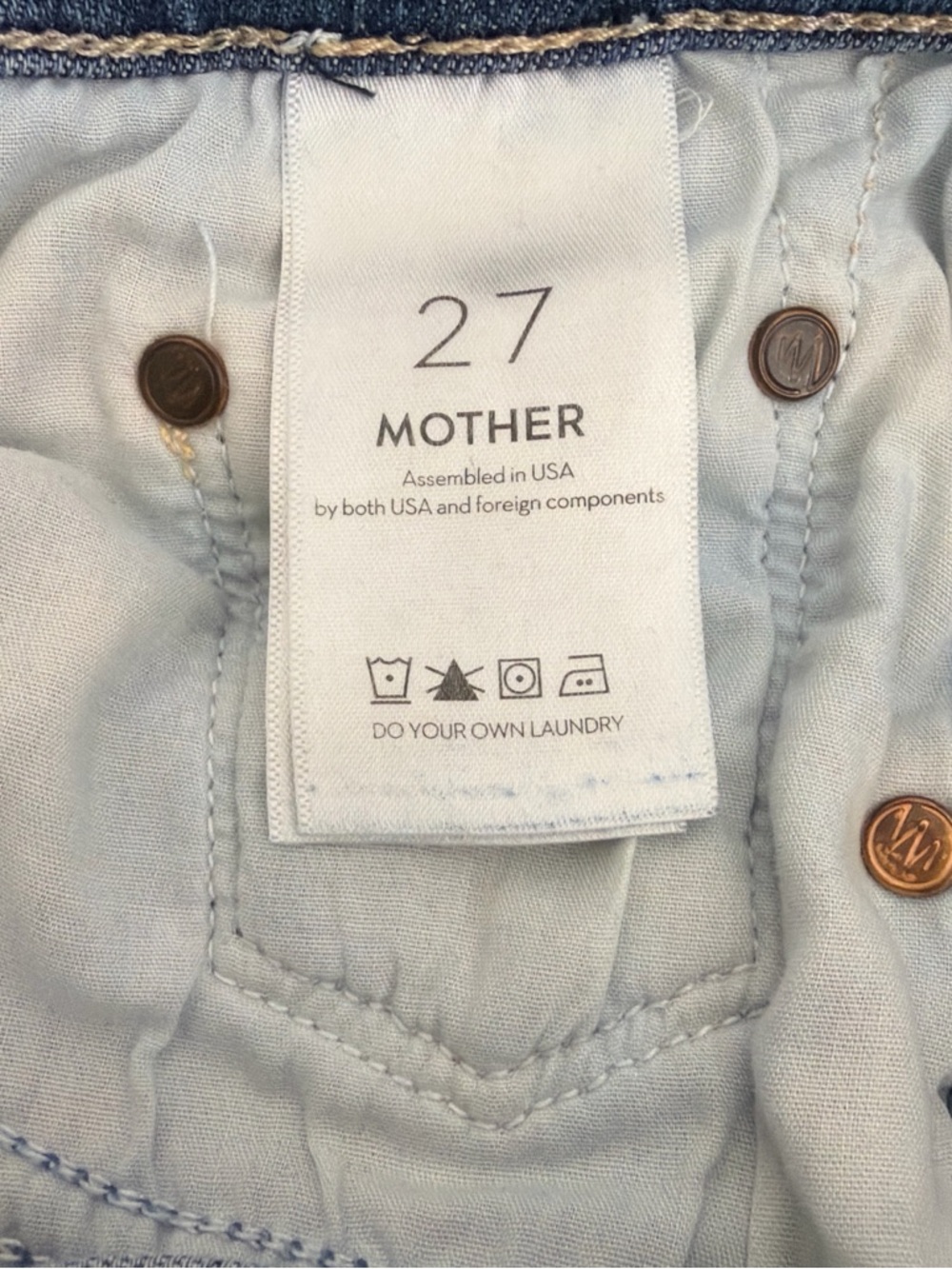 MOTHER The Insider Crop Step Fray in Girl Crush - Size 27 - Picture 7 of 8